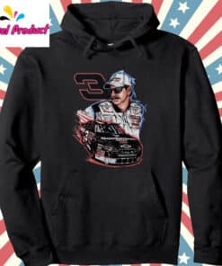 Dale Earnhardt Middle Finger Shirt Hoodie Black