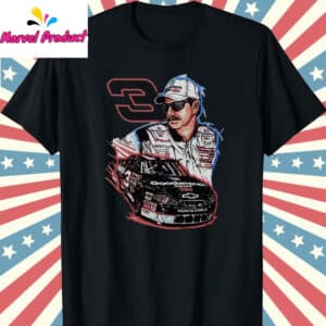 Dale Earnhardt Middle Finger Shirt T Shirt Black