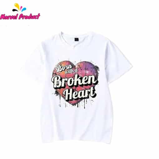 Damiano David Born with a Broken heart Shirt - Image 3
