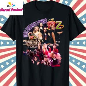 Descendants Zombies World Tour Shirt 12 Descendants Zombies World Tour T Shirt Black