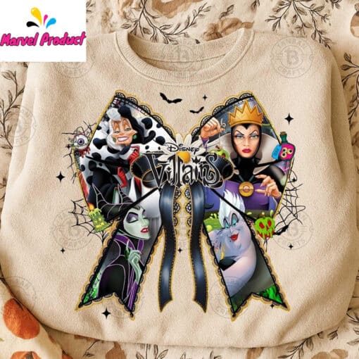 Disney Villains Bow Graphic Shirt - Image 2