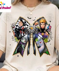 Disney Villains Bow Graphic Shirt3