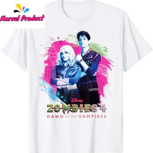 Disney Zombies 4 Dawn of the Vampires Movie Zed & Addison Shirt - Image 2