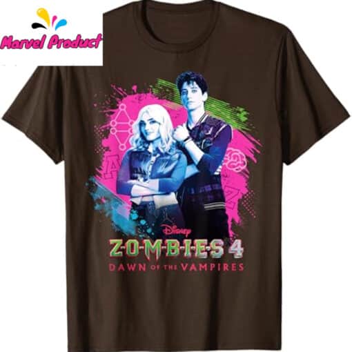 Disney Zombies 4 Dawn of the Vampires Movie Zed & Addison Shirt - Image 4