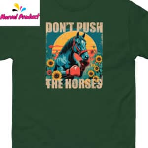 Don't Push The Horses Boxing Horse Sunflower Sunset Shirt 14 Dont Push The Horses Boxing Horse Sunflower Sunset Shirt2