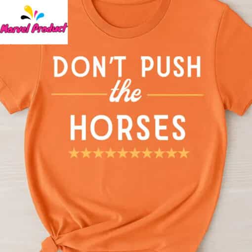 Don't Push The Horses Stars Graphic Shirt - Image 3