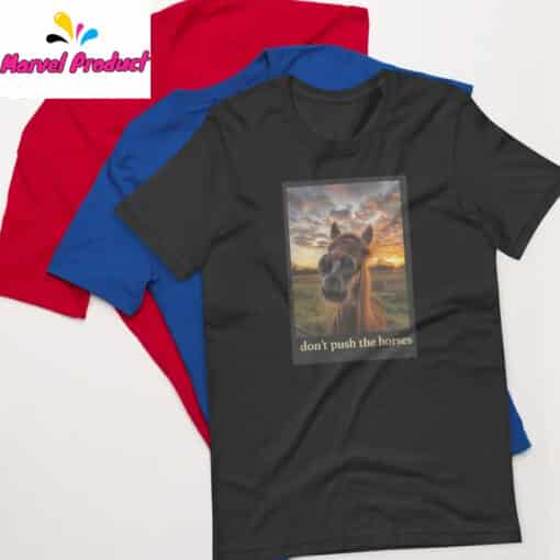 Don't Push the Horses Ukrainian Fighter Shirt - Image 3