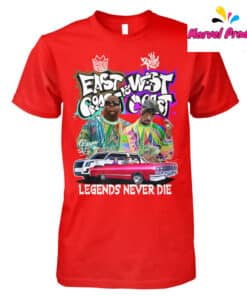 East Vs West Coast Legends Never Die Hip Hop Shirt2