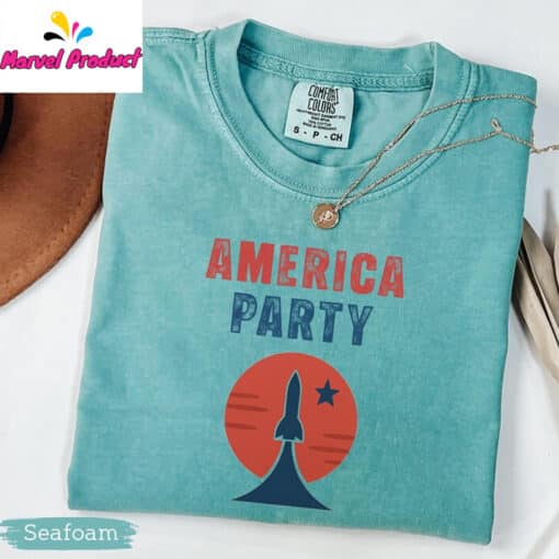 Elon Musk Rocket America Party Shirt - Image 3