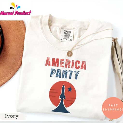 Elon Musk Rocket America Party Shirt - Image 4