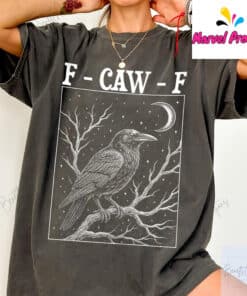 F Caw F Raven Moon Graphic Shirt2