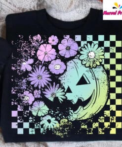 Floral Fall Pumpkin Shirt