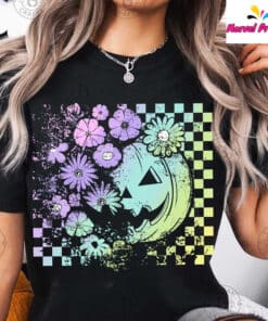 Floral Fall Pumpkin Shirt2