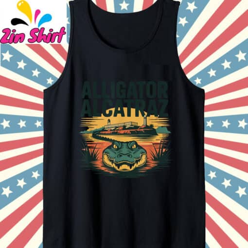 Florida Everglades Alligatraz Alligator Alcatraz T-Shirt - Image 3