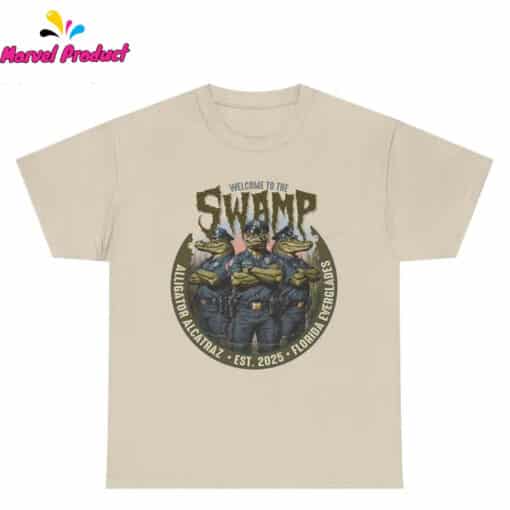 Funny Alligator Alcatraz Shirt - Image 2
