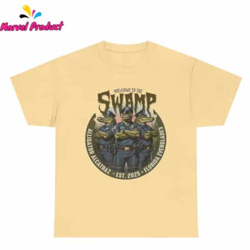 Funny Alligator Alcatraz Shirt - Image 3
