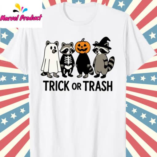 Funny Halloween Trick or Trash Shirt