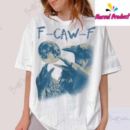 Funny Raven F-CAW-F Shirt - Image 3