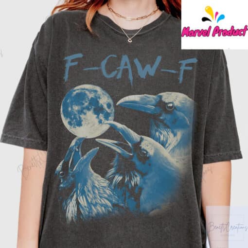 Funny Raven F-CAW-F Shirt - Image 4