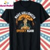 Funny Trump Make Halloween Spooky Again Shirt T Shirt Black