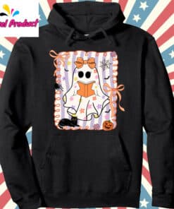Ghost Reading Books Shirt Hoodie Black