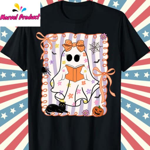 Ghost Reading Books Shirt