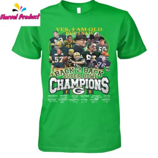 Green Bay Packers Back 2 Back Super Bowl Champions Shirt
