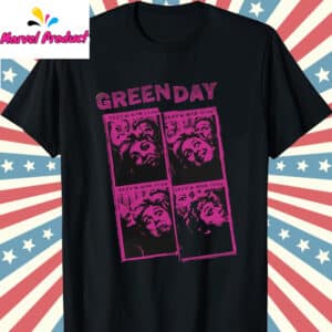 Green Day 2025 Tour T Shirt Black