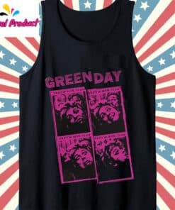 Green Day 2025 Tour Tank Top Black