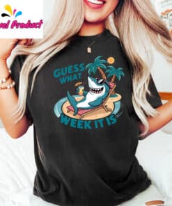 Guess What Week It Is Funny Shark Summer Shirt