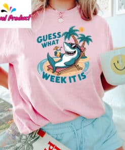 Guess What Week It Is Funny Shark Summer Shirt2