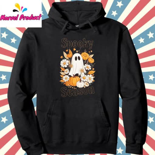 Halloween Floral Ghost Shirt - Image 4