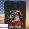 Happy 250th Birthday USA Shirt