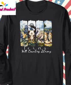 Hill Country Strong 2025 Texas Long Sleeve Black