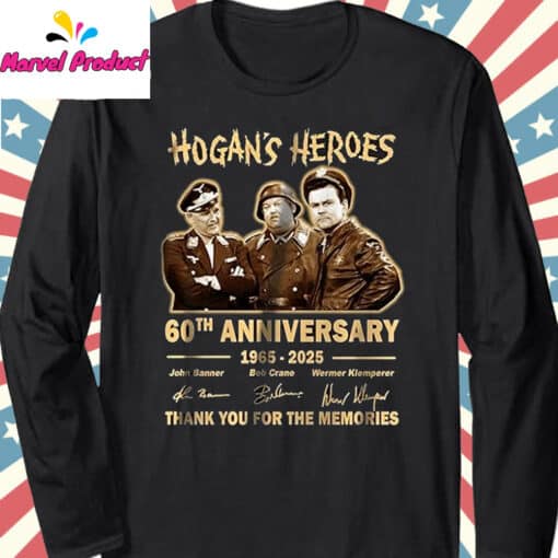 Hogans Heroes 1965-2025 60th Anniversary Shirt - Image 2