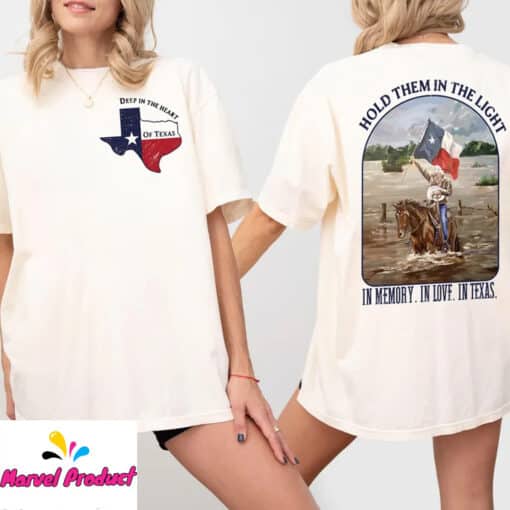 Hold Them In The Light Texas Hill Country Flood Relief Fundraiser Shirt - Image 3