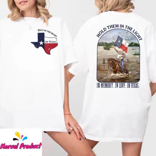 Hold Them In The Light Texas Hill Country Flood Relief Fundraiser Shirt - Image 4