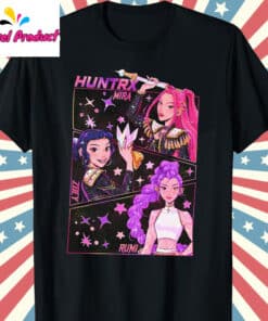 Huntrix Mira Zoey Rumi Anime Graphic Shirt