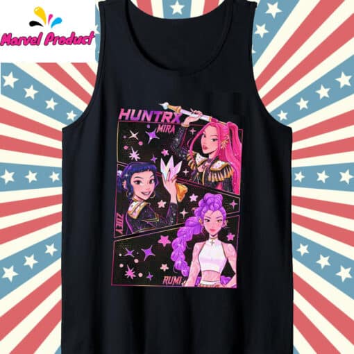Huntrix Mira Zoey Rumi Anime Graphic Shirt - Image 2