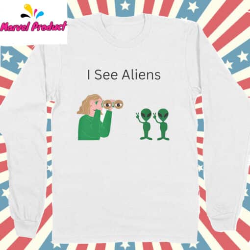 I See Aliens Shirt - Image 3