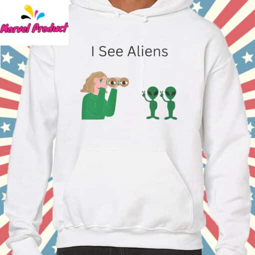 I See Aliens Shirt - Image 4