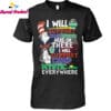 I Will Support Camp Mystic Everywhere Cat in the Hat Shirt