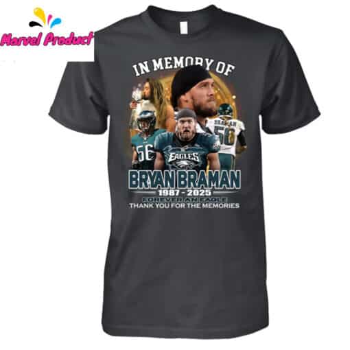 In Memory Of Bryan Braman Eagles Forever An Eagle Thank You For The Memories Shirt