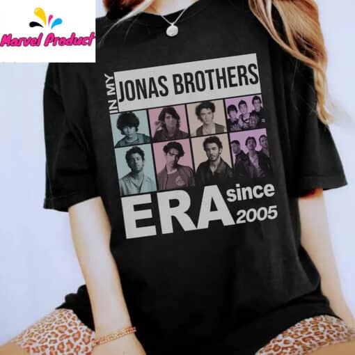 In My Jonas Brothers Eva shirt