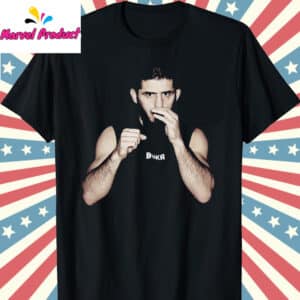 Islam Makhachev UFC Fighter Graphic T Shirt Black