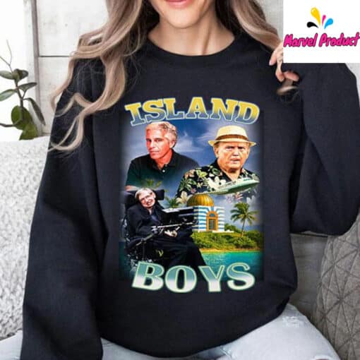 Island Boys Jeffrey Epstein Donald Trump Stephen Hawking Shirt