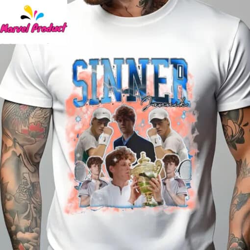 Jannik Sinner Wimbledon 2025 Shirt