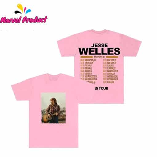 Jesse Welles Middle Tour 2025 T-Shirt - Image 3