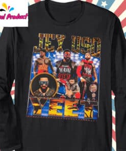 Jey Uso WWE Yeet Fan Long Sleeve Black