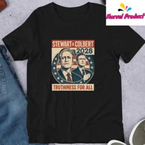 Jon Stewart & Stephen Colbert 2028 Truthiness for All Shirt 12 Jon Stewart Stephen Colbert 2028 Truthiness for All Shirt